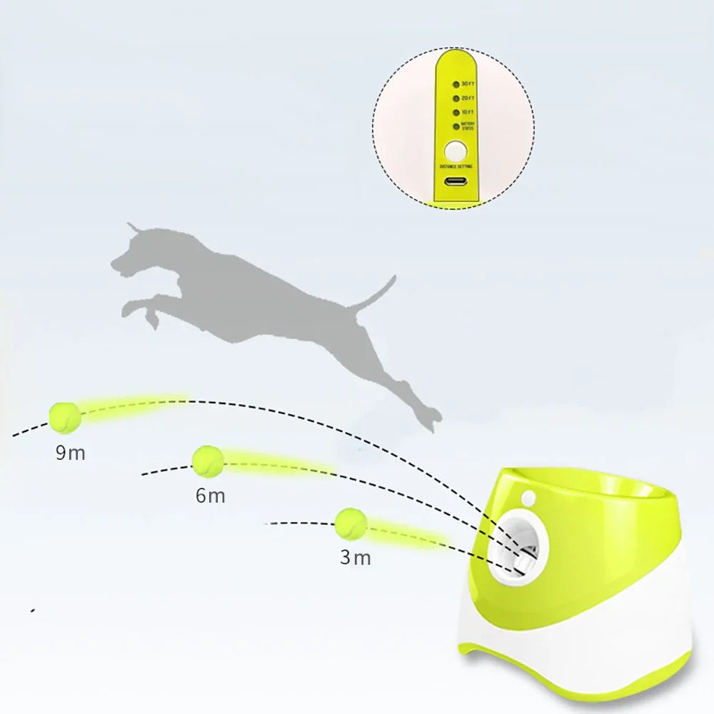 Dog Ball Launcher - 5 balls included