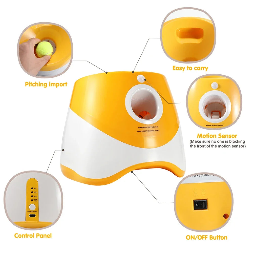 Dog Ball Launcher - 5 balls included