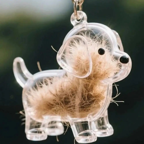 Dog Hair Keychain