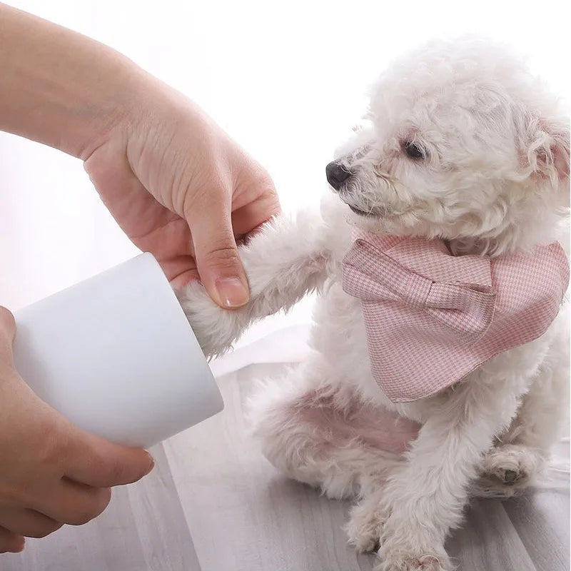 Dog paw washer