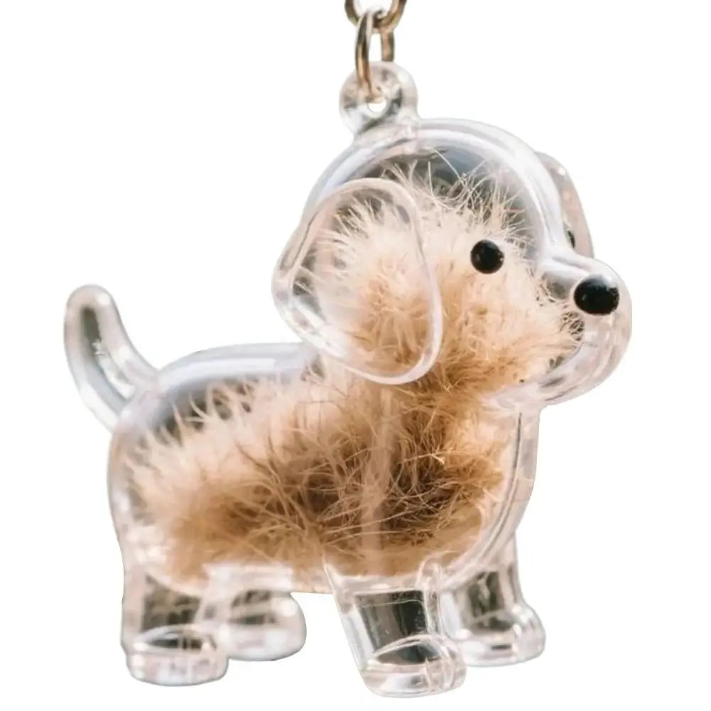 Dog Hair Keychain